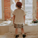 Taupe Twill Shorts > Souris Mini Baby-Toddler