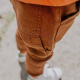Rust Relaxed Fit Linen Pants > Souris Mini in size 10 only