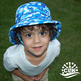 Shark UV Beach Hat > Calikids (low back brim for extra coverage) in 6-12m