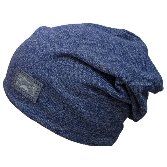 Navy Knit Slouchy Hat > Calikids