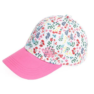 White Flower Ball Cap > Calikids