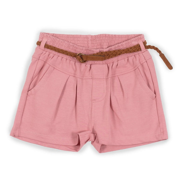Dusty Pink Cotton Shorts > Nano