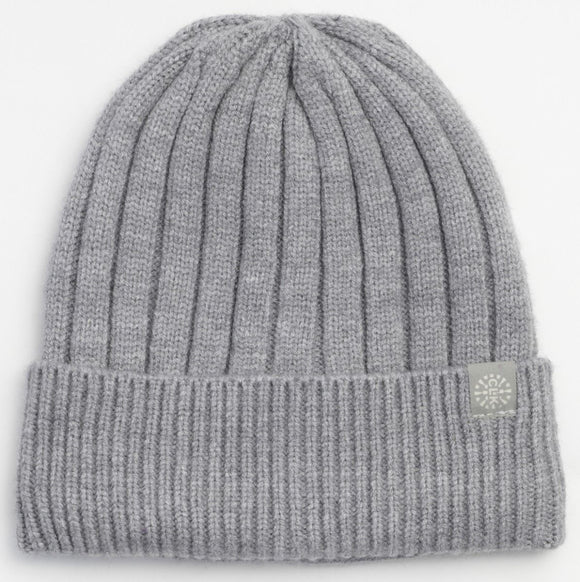 Cashmere Lined Hat  - Soft Grey > Calikids in 6-10 yr only